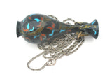 Cloisonne Vase Necklace Sterling Silver - The Jewelry Lady's Store