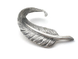 Danecraft Feather Brooch Pin Sterling Silver - The Jewelry Lady's Store
