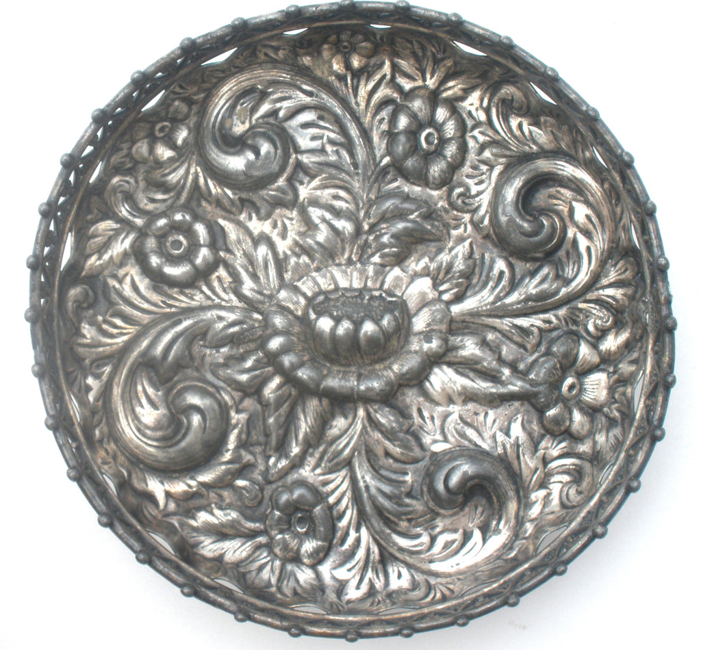 Victorian Derby Silver Co Dresser Vanity Dish Calling Card Tray - The Jewelry Lady's Store