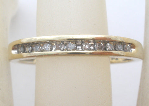 Diamond Anniversary Band Stackable Ring Size 8.5