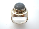 Doug Paulus Labradorite Ring Sterling Silver Size 9.25 - The Jewelry Lady's Store