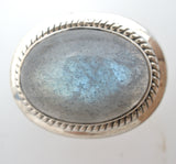 Doug Paulus Labradorite Ring Sterling Silver Size 9.25 - The Jewelry Lady's Store