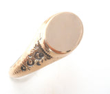 Gold Filled Signet Ring Size 8 Vintage - The Jewelry Lady's Store