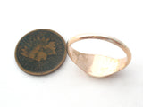 Gold Filled Signet Ring Size 8 Vintage - The Jewelry Lady's Store