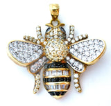 Gold Over Sterling Bumble Bee Pendant - The Jewelry Lady's Store