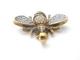 Gold Over Sterling Bumble Bee Pendant - The Jewelry Lady's Store