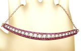 Pink & White Sapphire Vermeil 925 Necklace - The Jewelry Lady's Store