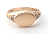 Gold Filled Signet Ring Size 8 Vintage - The Jewelry Lady's Store