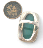 Green Onyx Sterling Silver Ring Size 5 - The Jewelry Lady's Store