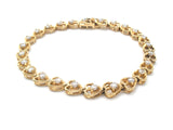 Heart CZ Tennis Bracelet Vermeil 925 Ross Simons - The Jewelry Lady's Store