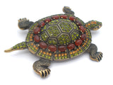 Heidi Daus Turtle Brooch Pin With Crystals - The Jewelry Lady's Store