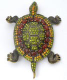 Heidi Daus Turtle Brooch Pin With Crystals - The Jewelry Lady's Store