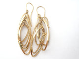 Italian 14K Gold Dangle Earrings Vintage