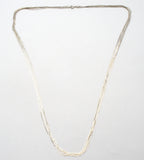 Italian Multi Chain Necklace Sterling Silver 31" Long - The Jewelry Lady's Store