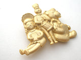 JJ Christmas Toy Brooch Vintage Pin - The Jewelry Lady's Store
