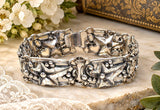 Danecraft Sterling Silver Leaf Bracelet Vintage - The Jewelry Lady's Store