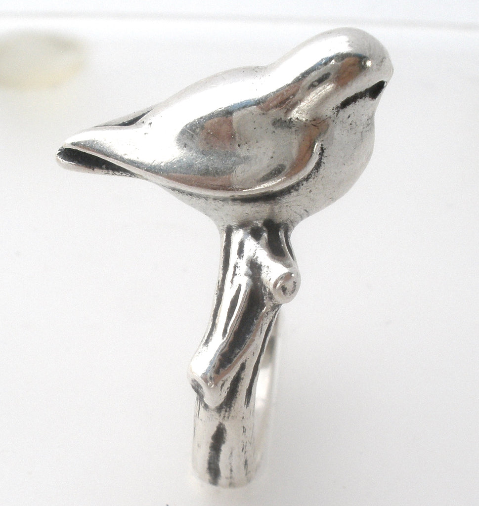 James Avery Bird On A Branch Ring Size 8 Retired
