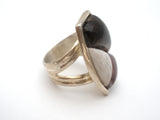 Jay King Sterling Silver Petrified Wood & Agate Size 9
