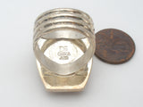 Jay King Sterling Silver Petrified Wood & Agate Size 9