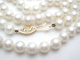 Knotted Pearl 25" Necklace with 14K Gold Clasp - The Jewelry Lady's Store