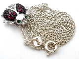 Ladybug Pendant Pendant Sterling Silver 18" - The Jewelry Lady's Store