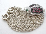 Ladybug Pendant Pendant Sterling Silver 18" - The Jewelry Lady's Store