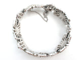 Ledo Clear Rhinestone Bracelet Vintage 7" - The Jewelry Lady's Store