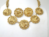 Lion Necklace & Earrings Set Vintage - The Jewelry Lady's Store