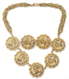 Lion Necklace & Earrings Set Vintage - The Jewelry Lady's Store