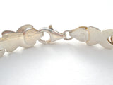 Milor Two Tone Hugs & Kisses Bracelet Sterling Silver - The Jewelry Lady's Store
