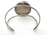Moss Agate Cuff Bracelet Sterling Silver - The Jewelry Lady's Store