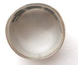 Mother of Pearl Abalone Shell Wide Band Ring Size 6