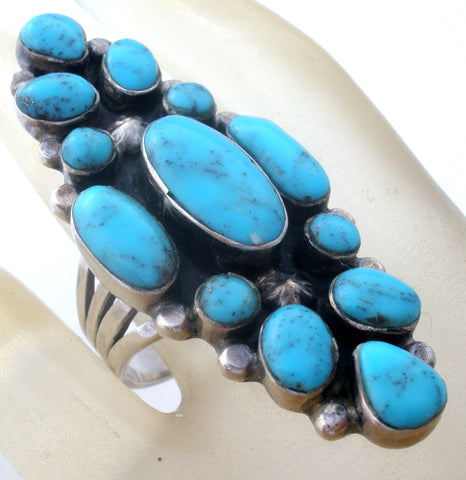 Native American Turquoise Ring Size 8