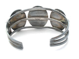 Navajo Black Onyx Cuff Bracelet Sterling Silver Vintage