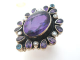 Nicky Butler Amethyst Sterling Ring Size 6 - The Jewelry Lady's Store