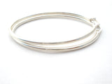 Oval Hoop Earrings Sterling Silver Hoops - The Jewelry Lady's Store