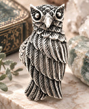 Sarda Owl Ring Sterling Silver Size 8