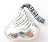 Hershey's Kisses Pendant Sterling Silver - The Jewelry Lady's Store