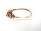 14K Gold Heart Diamond Ring Size 5.75 - The Jewelry Lady's Store