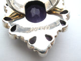 Nicky Butler Amethyst Sterling Ring Size 6
