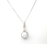 Pearl Pendant Necklace Sterling Silver - The Jewelry Lady's Store