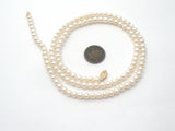 Pearl Necklace With 14K Gold Clasp 24" - The Jewelry Lady's Store