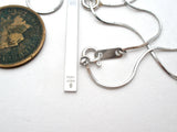Platinum Lariat Style Bar Necklace - The Jewelry Lady's Store
