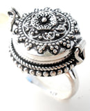 Poison Ring Sterling Silver Size 8.5 - The Jewelry Lady's Store