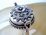 Poison Ring Sterling Silver Size 8.5 - The Jewelry Lady's Store