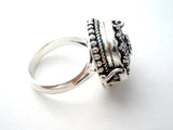 Poison Ring Sterling Silver Size 8.5 - The Jewelry Lady's Store