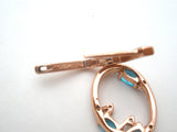 Rose Gold Over Sterling Cubic Zirconia Earrings