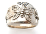 SeidenGang Sterling Silver Butterfly Ring Size 8 - The Jewelry Lady's Store