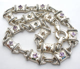 Simon Sebbag Amethyst Necklace Sterling Silver 18"