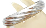 Sterling Silver Bangle Bracelet Italian LIRM - The Jewelry Lady's Store